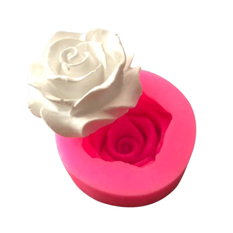 Rose Flower Candle Silicone Mold