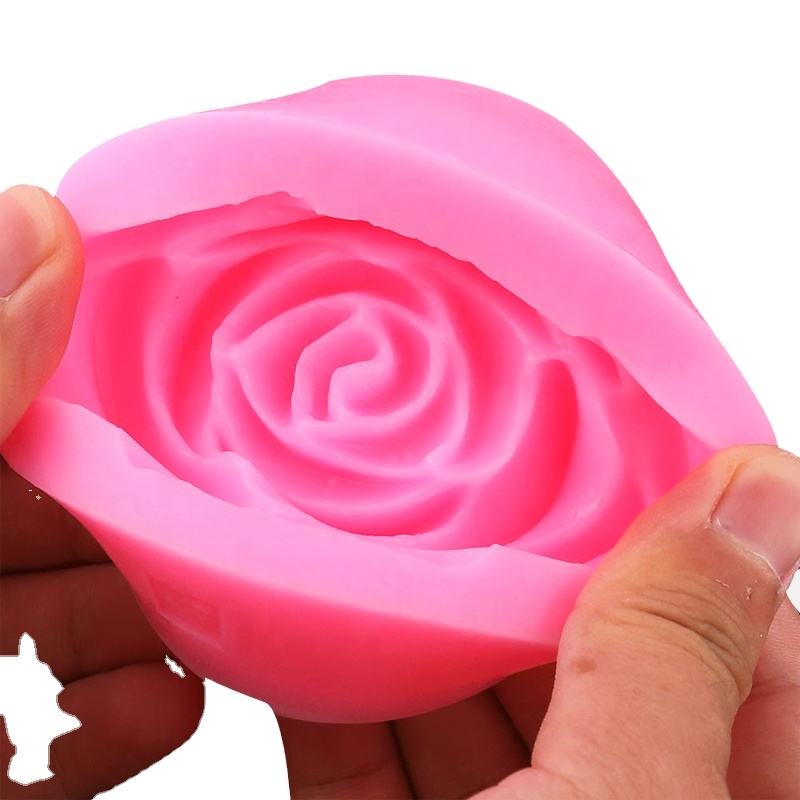 Rose Flower Candle Silicone Mold