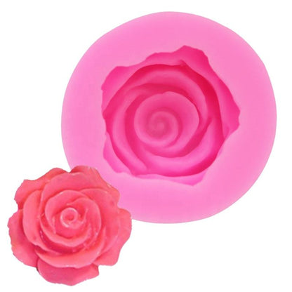 Rose Flower Candle Silicone Mold