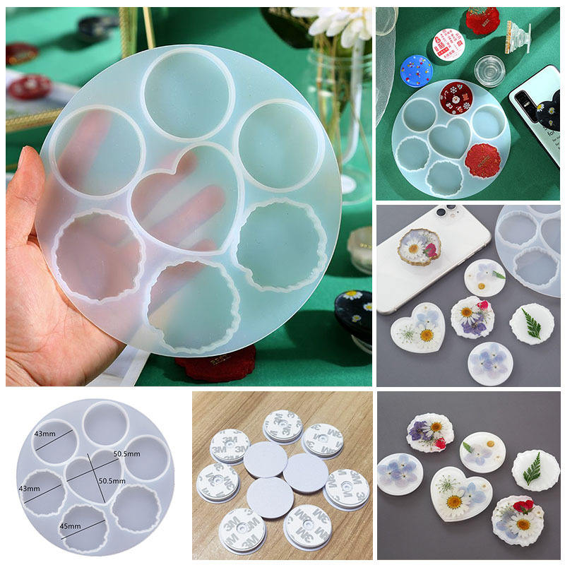 Pop Socket Silicone Mold 7 in 1