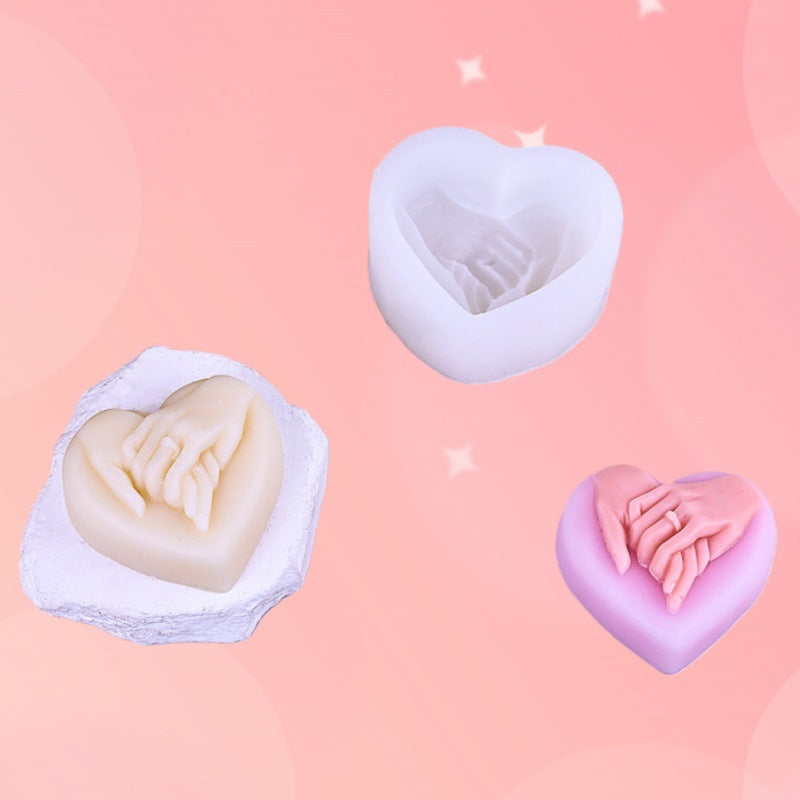 Hand Shape Silicone Soap & Candle Mold
