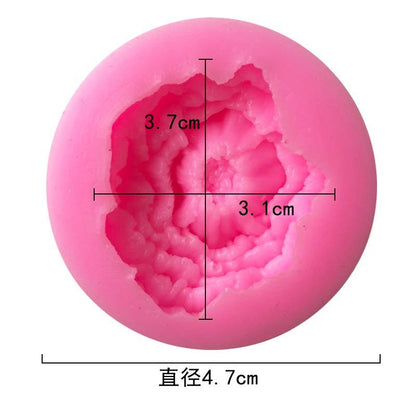 Small Peony Flower Silicone Mold