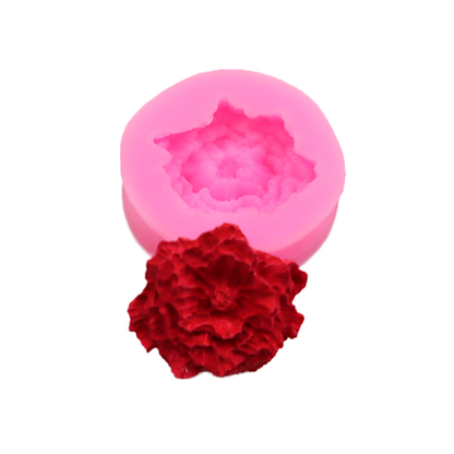 Small Peony Flower Silicone Mold