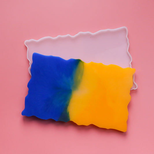 Rectangular Irregular Tray Silicone Mold