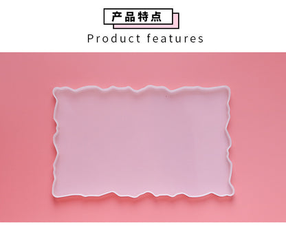 Rectangular Irregular Tray Silicone Mold