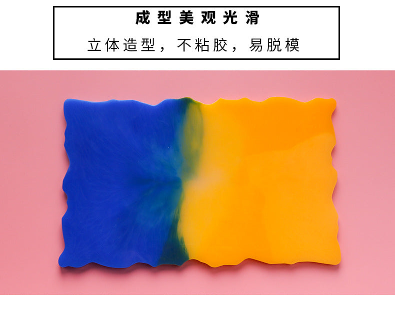 Rectangular Irregular Tray Silicone Mold