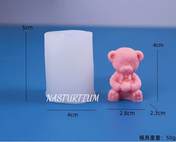 Bear Candle Silicone Mold