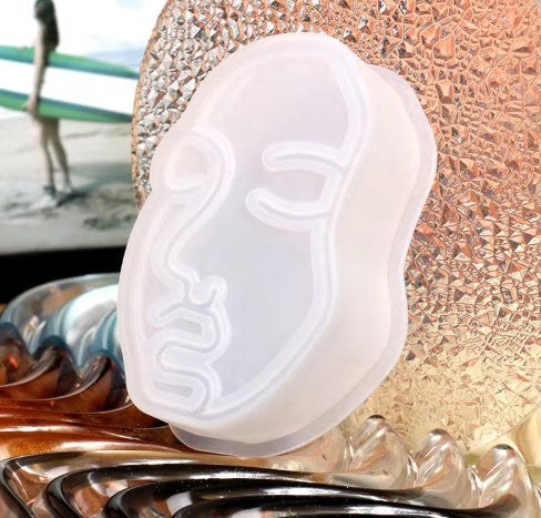 Human Face Silicone Candle Mold