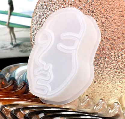 Human Face Silicone Candle Mold