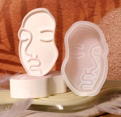 Human Face Silicone Candle Mold