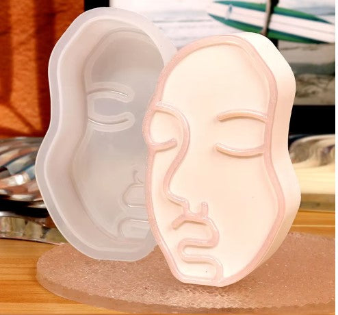 Human Face Silicone Candle Mold