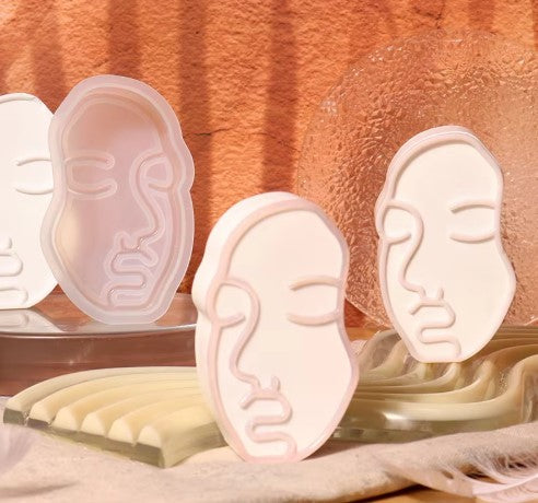 Human Face Silicone Candle Mold
