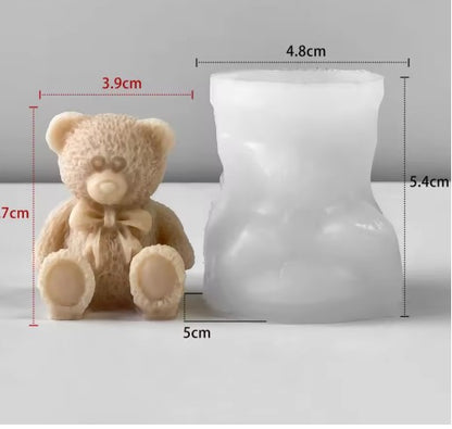 Mini Teddy Bear Silicone Mold