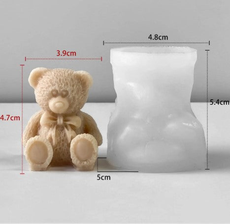 Mini Teddy Bear Silicone Mold