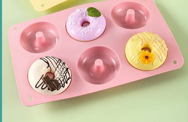 6 Cavity Donut Silicone Mold