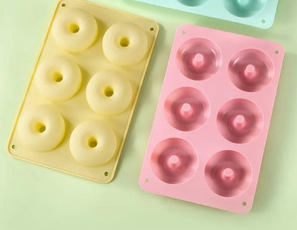 6 Cavity Donut Silicone Mold