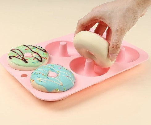 6 Cavity Donut Silicone Mold