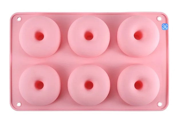6 Cavity Donut Silicone Mold