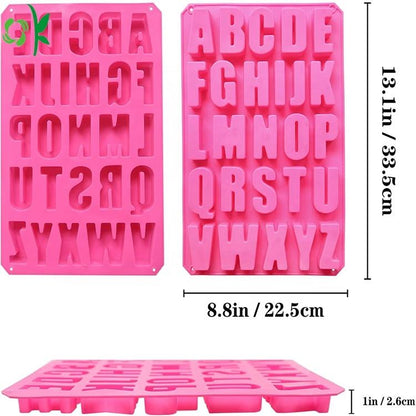 Alphabet Silicone Mold A–Z