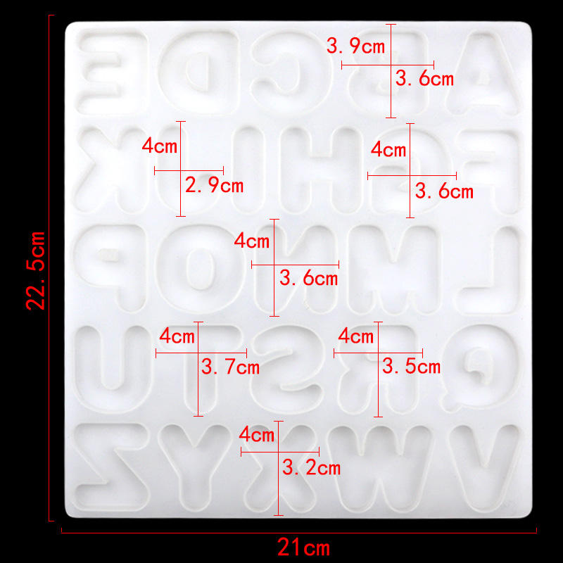 Alphabet Silicone Mold 26 Letters
