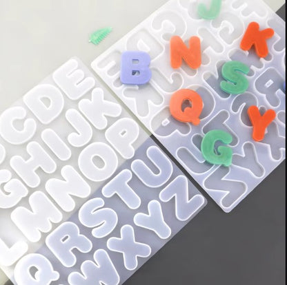 Alphabet Silicone Mold 26 Letters