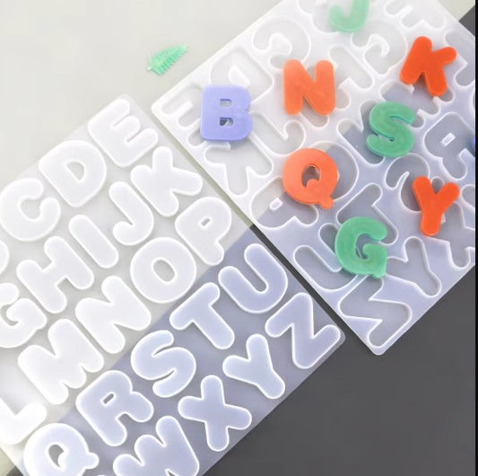 Alphabet Silicone Mold 26 Letters