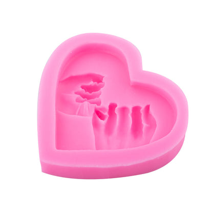 Couple Love Hands Silicone Mold
