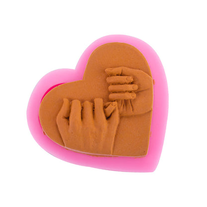 Couple Love Hands Silicone Mold