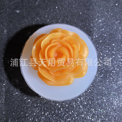3D Flower Candle Silicone Mold