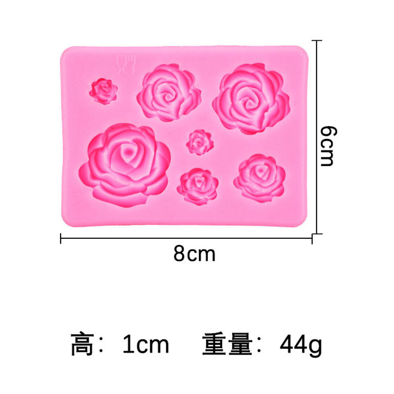 7 in 1 Flower Silicone Mold