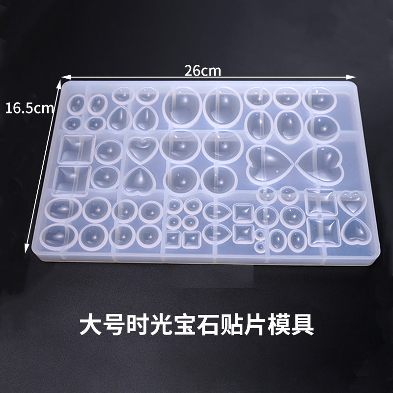 Gem Pendant DIY Crystal Drop Glue Patch Mold pendant silicone abrasive tool style size