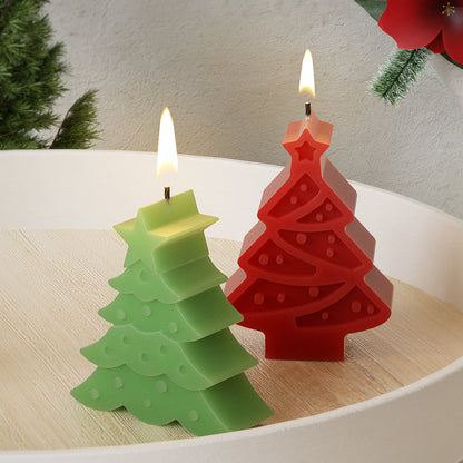 Christmas Tree Snowflake snowman Candle Silicone Mold Drop Glue Resin Art DIY Projects