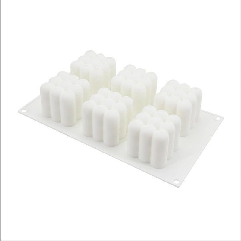 6 in 1 Rubic Cube Candle Mold Aromatherapy Silicone Candles Mould DIY Projects Mousse Cake Molds DIY magic ball round silicone mold scented candle baking mold