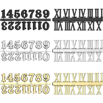 2CM Gold Arabia Numerals for Wall Clocks Ideal for Epoxy Resin Art DIY Projects