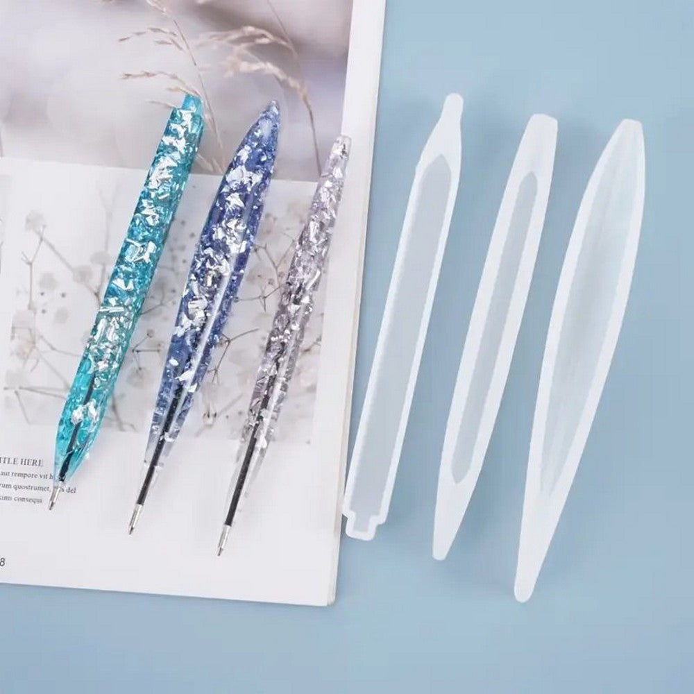 Resin Pen Silicone Mold Set of 3 Best Quality Set Includes 3 Different Styles of Pen Best for Gifting Fancy Pens DIY Crafts Wedding Pens