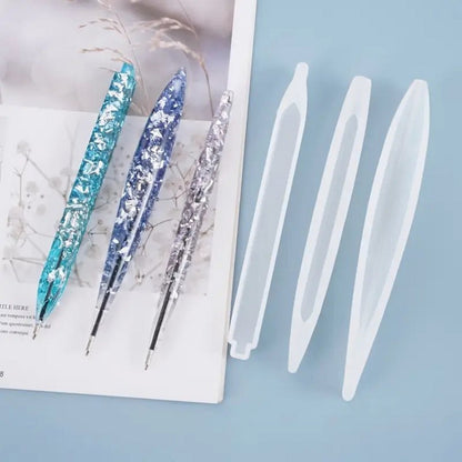 Resin Pen Silicone Mold Set of 3 Best Quality Set Includes 3 Different Styles of Pen Best for Gifting Fancy Pens DIY Crafts Wedding Pens