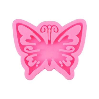 Butterfly Silicone Keychain Car Decoration Chocolate Sugar Art Mold Cute Animal Theme Gummy Bear Unicorn Cookie Cutter