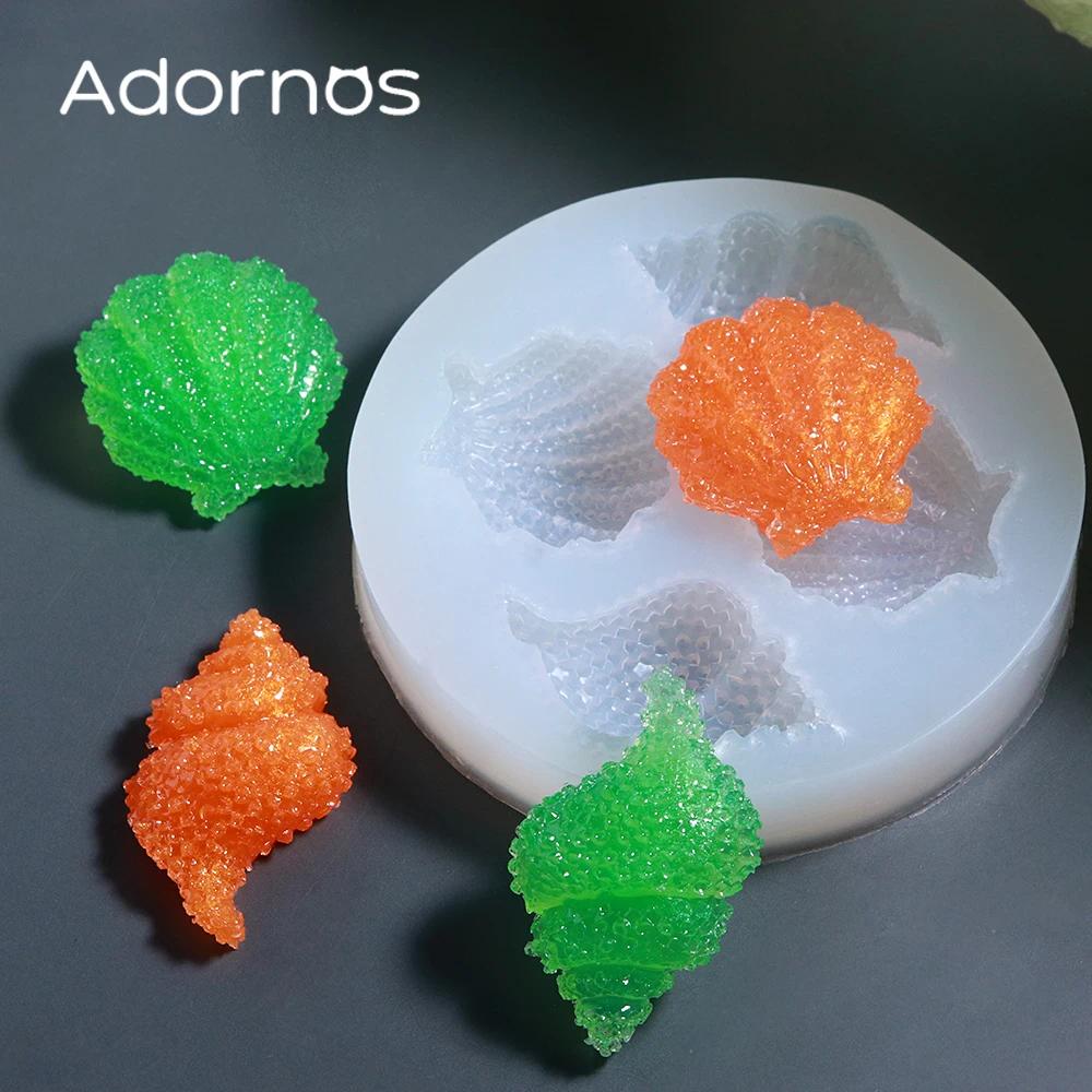 Cute Shell Conch Shape Silicone Casting Molds for Epoxy Resin Accessories Summer Ocean DIY Jewelry Pendant Resin Charms Making