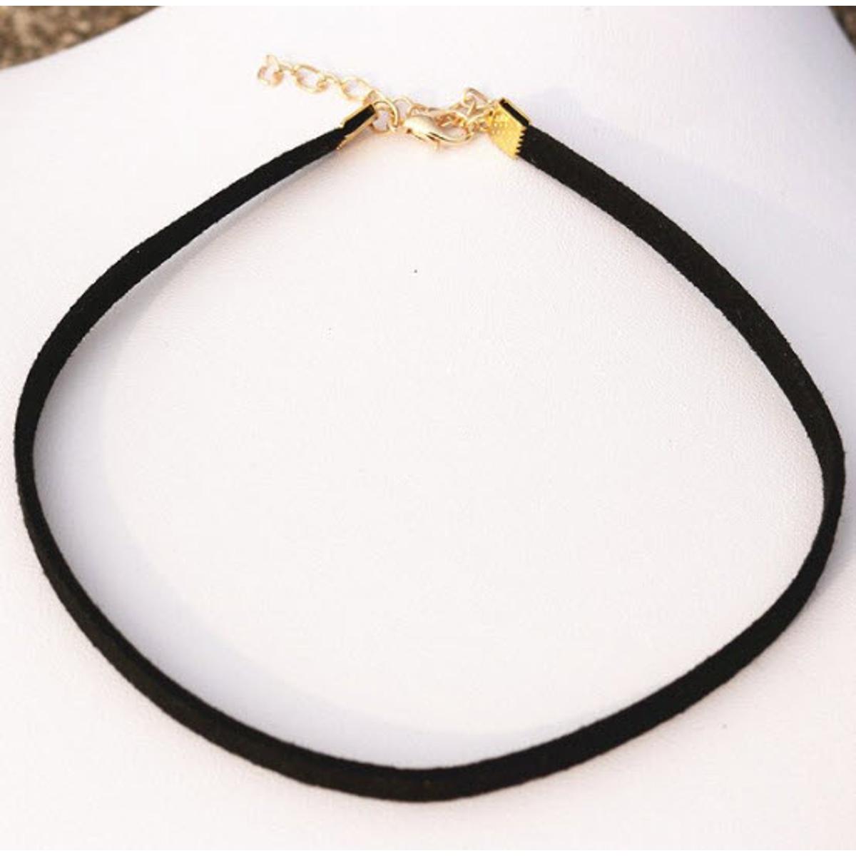 Black Choker Necklaces Men & Women Velvet Suede Leather Short Collares Fashion Jewelry Gift