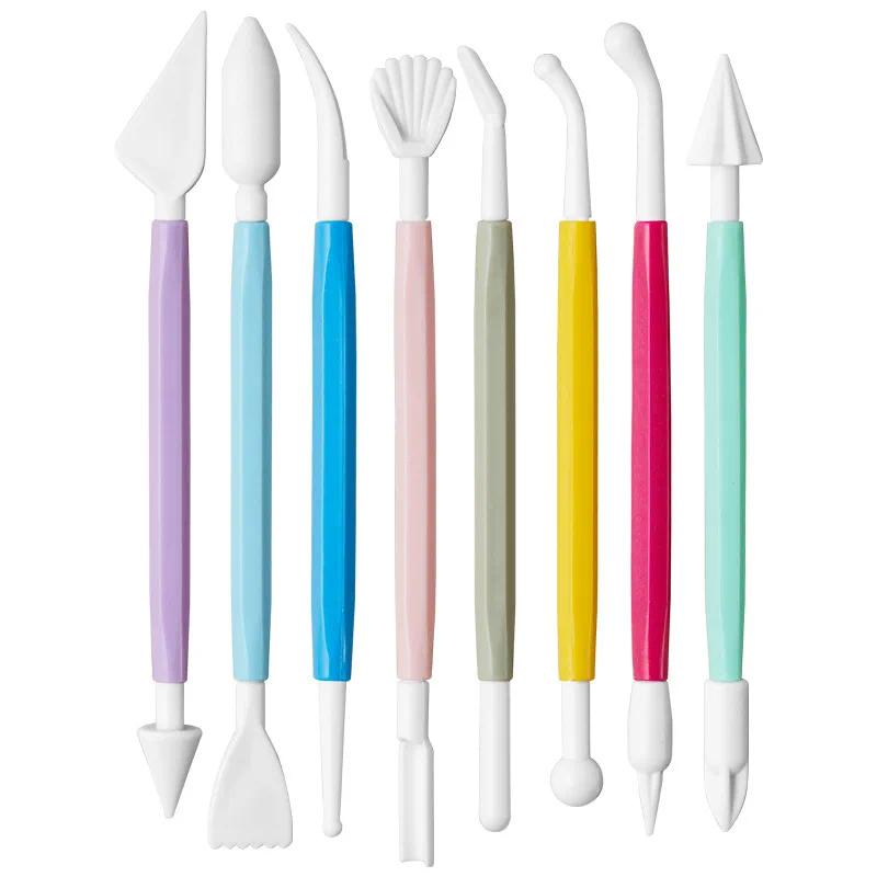 Plastic Clay Modeling Tools Set Pottery Carving Cutting Knives for DIY Sculpting Embossing & Craft