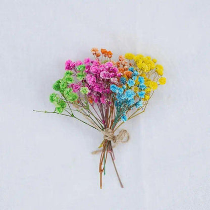 1 PCS Mini Natural Dried Flowers Bouquet Wedding Groomsmen Buttonholes Bridesmaid Corsage Handmade Rustic Event Gift