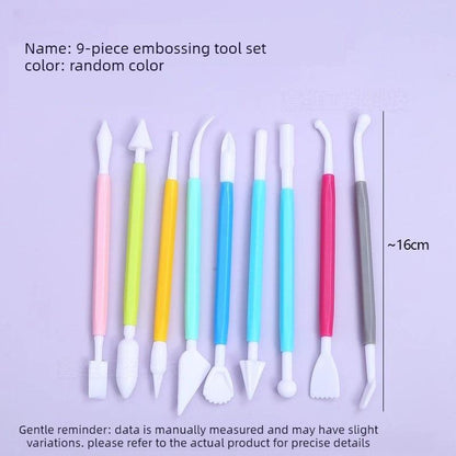 Ultra Light Air Dry Clay Sculpting Tools Plastic Modeling Knife Set Kids DIY Handcraft Soft Polymer Clay Play Dough Accessories